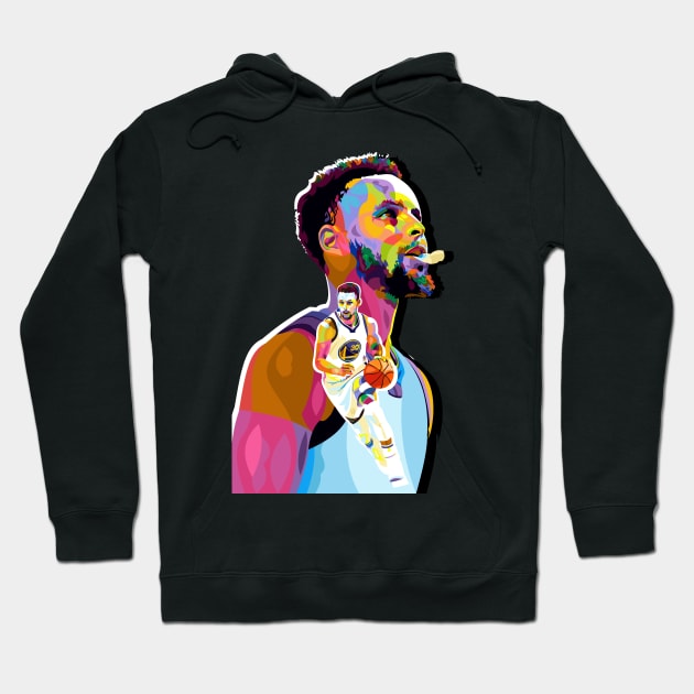 Stephen Curry Hoodie by Vector Baturaja